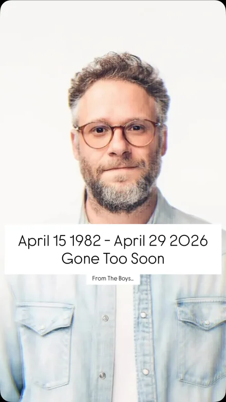 RIP Seth Rogen… gone too soon 😔

Wait before you 